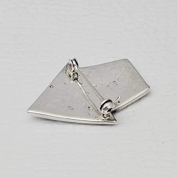 Silpada Rare Sterling Silver Brass Copper Cat Dog Heart House Pin Brooch FFI664 - Picture 6 of 16